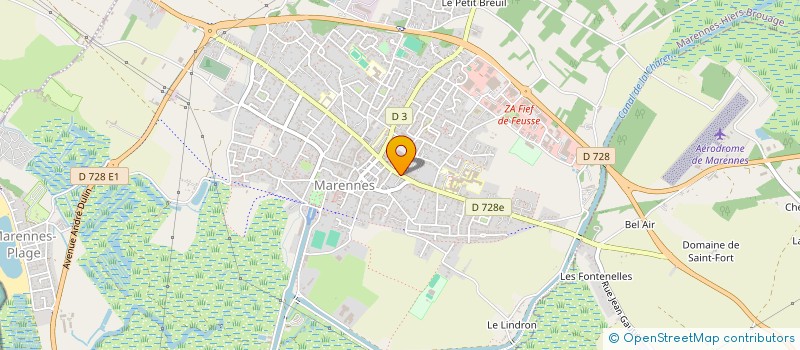 localisation de l'entreprise MONSIEUR CHRISTIAN SURE  MARENNES-HIERS-BROUAGE