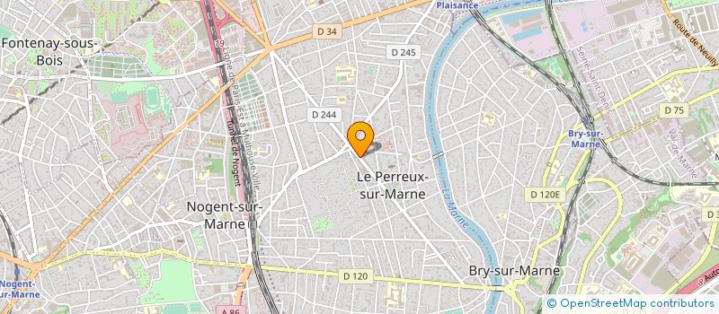 localisation de l'entreprise MONSIEUR CHRISTIAN SWICARZ  LE PERREUX-SUR-MARNE