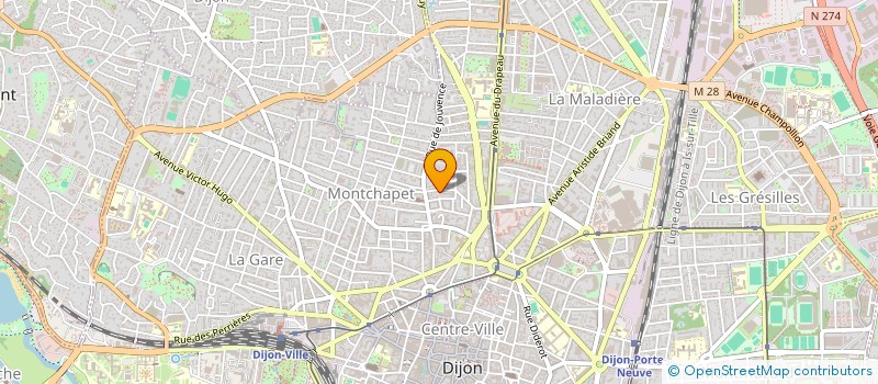 localisation de l'entreprise MONSIEUR CHRISTIAN TACNET à DIJON