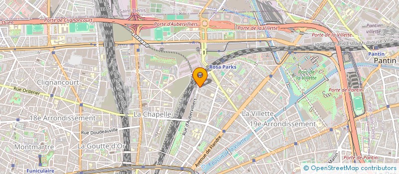 localisation de l'entreprise MONSIEUR CHRISTIAN TAILLEFESSE  PARIS