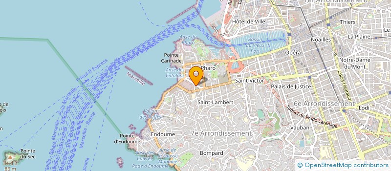 localisation de l'entreprise MONSIEUR CHRISTIAN TALMA  MARSEILLE