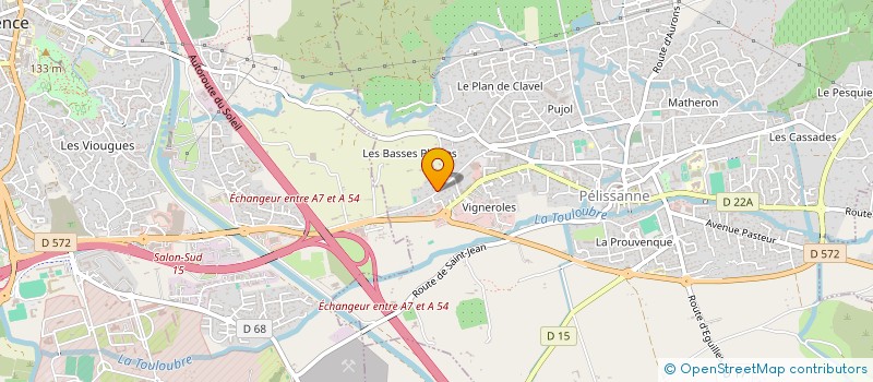 localisation de l'entreprise MONSIEUR CHRISTIAN TAMBON à PELISSANNE