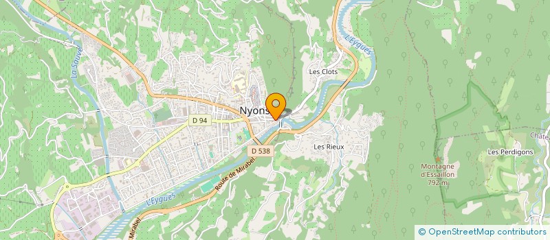 localisation de l'entreprise MONSIEUR CHRISTIAN TAP  NYONS