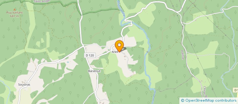 localisation de l'entreprise MONSIEUR CHRISTIAN TAVERNE  PALISSE