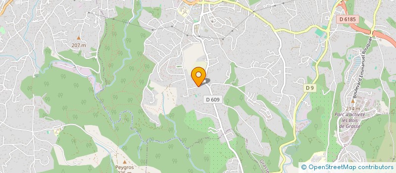 localisation de l'entreprise MONSIEUR CHRISTIAN TELLIER  GRASSE