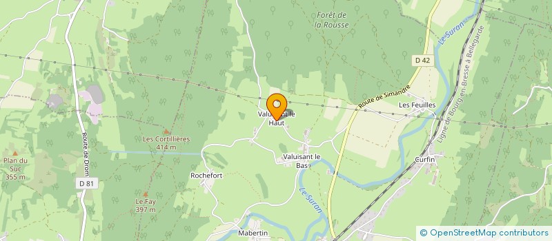 localisation de l'entreprise MONSIEUR CHRISTIAN TENAND  VILLEREVERSURE