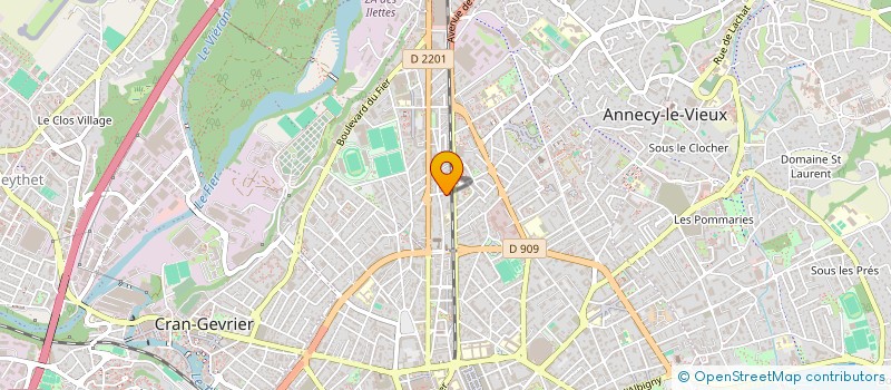 localisation de l'entreprise MONSIEUR CHRISTIAN TERRIER à ANNECY