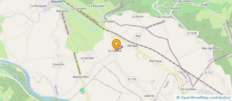 localisation de l'entreprise MONSIEUR CHRISTIAN TERRIEUX  BETAILLE