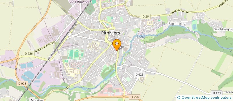 localisation de l'entreprise MONSIEUR CHRISTIAN TERTER  PITHIVIERS