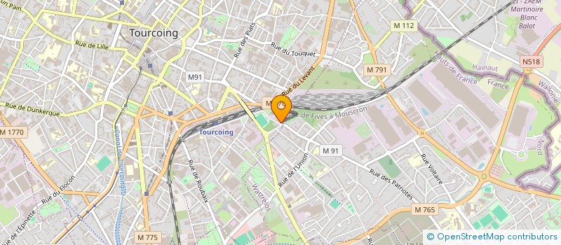 localisation de l'entreprise MONSIEUR CHRISTIAN TESSE  TOURCOING