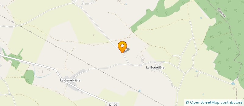 localisation de l'entreprise MONSIEUR CHRISTIAN THIBAUD  JOUSSE