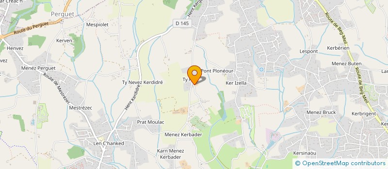 localisation de l'entreprise MONSIEUR CHRISTIAN THIERY  FOUESNANT