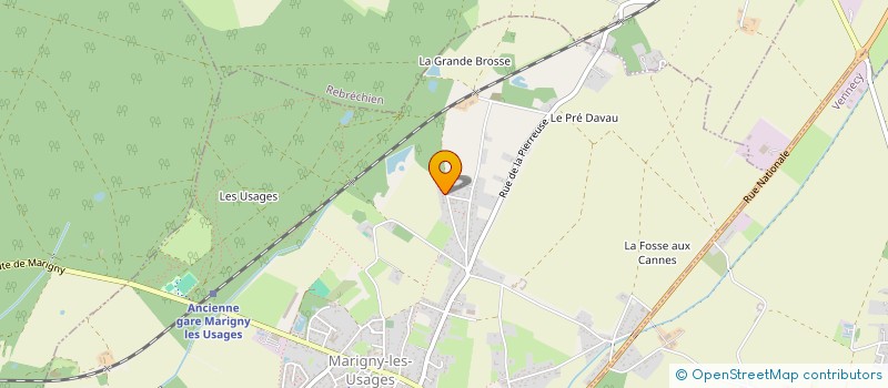 localisation de l'entreprise MONSIEUR CHRISTIAN THION à MARIGNY-LES-USAGES