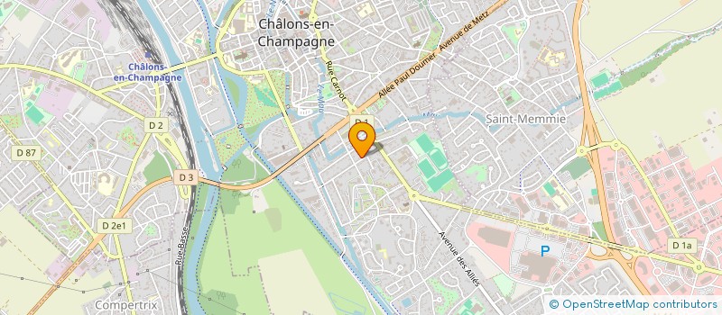 localisation de l'entreprise MONSIEUR CHRISTIAN THOMAS à CHALONS-EN-CHAMPAGNE