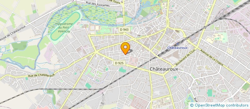 localisation de l'entreprise MONSIEUR CHRISTIAN THOMAS à CHATEAUROUX