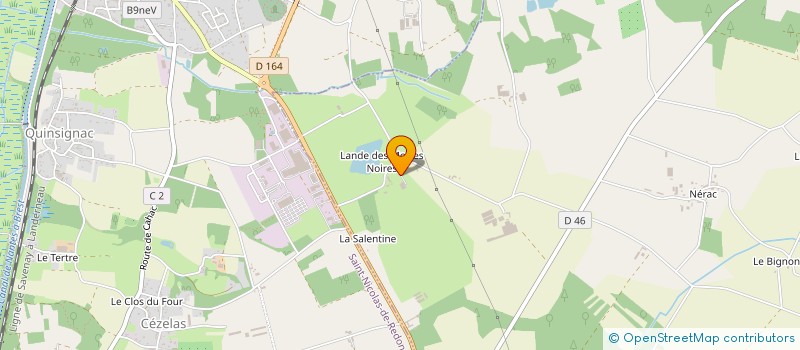 localisation de l'entreprise MONSIEUR CHRISTIAN THOMAZO  AVESSAC