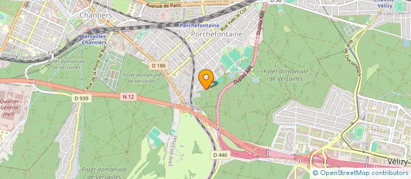 localisation de l'entreprise MONSIEUR CHRISTIAN THOUVENIN à VERSAILLES