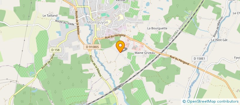 localisation de l'entreprise MONSIEUR CHRISTIAN TILLARD à MONTGUYON