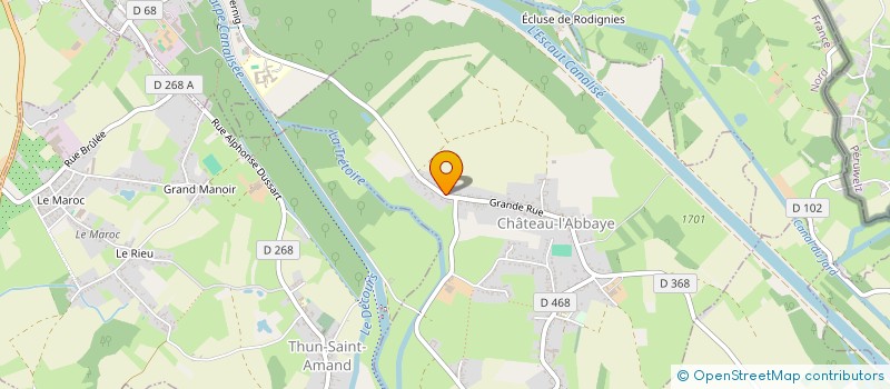 localisation de l'entreprise MONSIEUR CHRISTIAN TILLIE  CHATEAU-L'ABBAYE