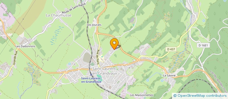 localisation de l'entreprise MONSIEUR CHRISTIAN TILLMANN  SAINT-LAURENT-EN-GRANDVAUX