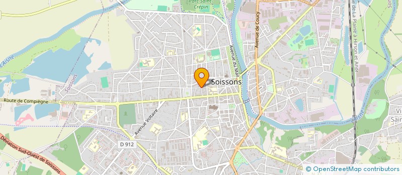 localisation de l'entreprise MONSIEUR CHRISTIAN TIMSIT à SOISSONS