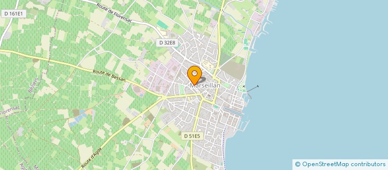 localisation de l'entreprise MONSIEUR CHRISTIAN TIRMAN à MARSEILLAN