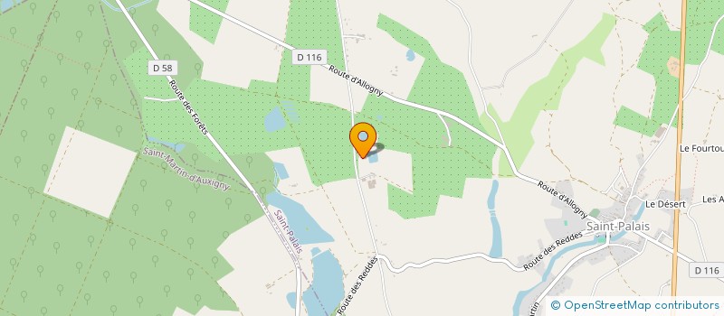 localisation de l'entreprise MONSIEUR CHRISTIAN TISSERAND  SAINT-PALAIS