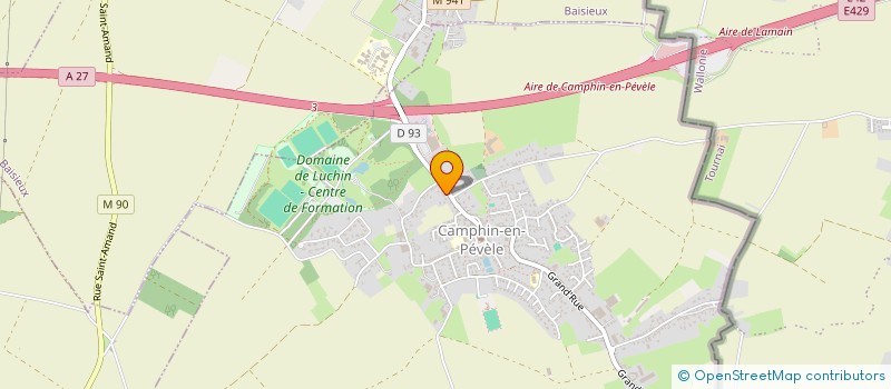 localisation de l'entreprise MONSIEUR CHRISTIAN TOMCZYK à CAMPHIN-EN-PEVELE