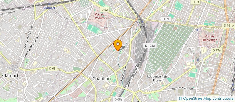 localisation de l'entreprise MONSIEUR CHRISTIAN TONI BASENGULA à CHATILLON