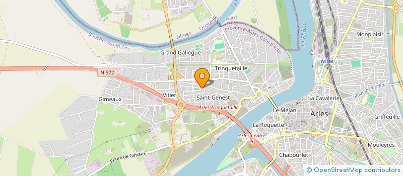 localisation de l'entreprise MONSIEUR CHRISTIAN TONNELLIER à ARLES