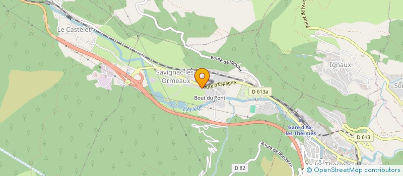 localisation de l'entreprise MONSIEUR CHRISTIAN TOPIN à SAVIGNAC-LES-ORMEAUX