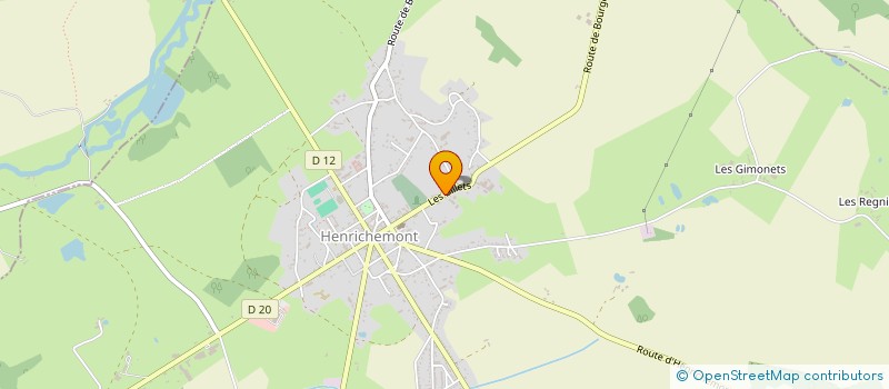 localisation de l'entreprise MONSIEUR CHRISTIAN TORTERAT  HENRICHEMONT