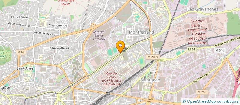 localisation de l'entreprise MONSIEUR CHRISTIAN TOUR  CLERMONT-FERRAND