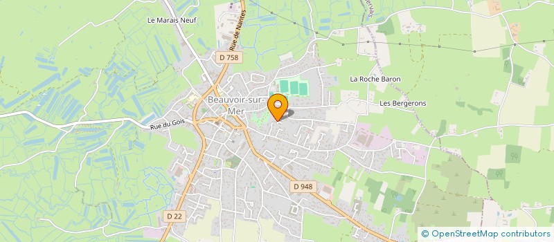 localisation de l'entreprise MONSIEUR CHRISTIAN TOURNADE  BEAUVOIR-SUR-MER