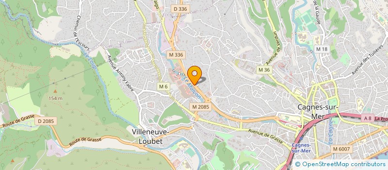 localisation de l'entreprise MONSIEUR CHRISTIAN TOURNISSAC à CAGNES-SUR-MER