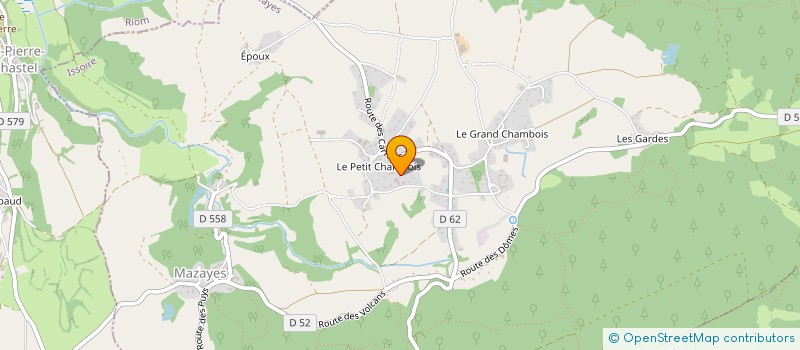 localisation de l'entreprise MONSIEUR CHRISTIAN TOUSSAINT  MAZAYE