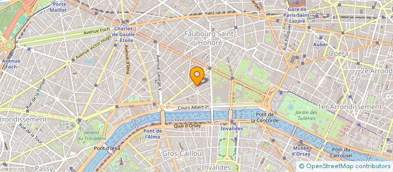 localisation de l'entreprise MONSIEUR CHRISTIAN TOUSSAINT  PARIS