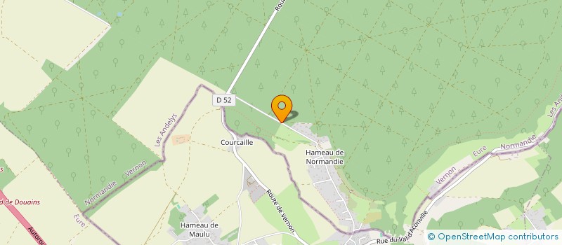 localisation de l'entreprise MONSIEUR CHRISTIAN TREFEU  VERNON