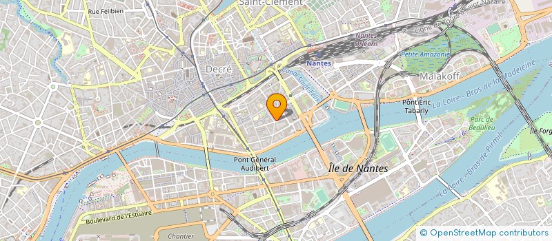 localisation de l'entreprise MONSIEUR CHRISTIAN TREGOUET à NANTES