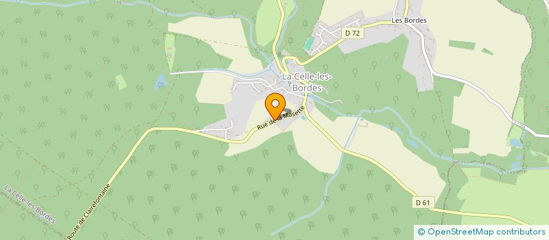 localisation de l'entreprise MONSIEUR CHRISTIAN TREMPE  LA CELLE-LES-BORDES