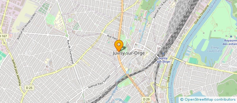 localisation de l'entreprise MONSIEUR CHRISTIAN TRETOUT à JUVISY-SUR-ORGE