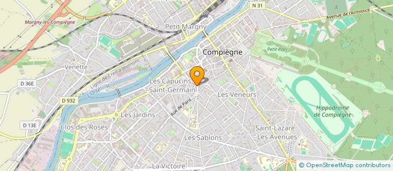 localisation de l'entreprise MONSIEUR CHRISTIAN TROIVAUX  COMPIEGNE