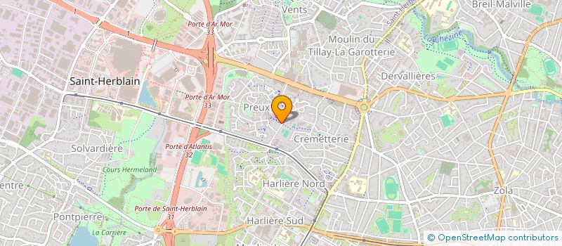 localisation de l'entreprise MONSIEUR CHRISTIAN TROSSAIL  SAINT-HERBLAIN