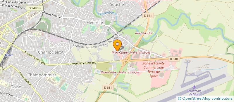 localisation de l'entreprise MONSIEUR CHRISTIAN TROUBAT à NIORT