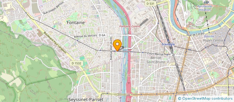 localisation de l'entreprise MONSIEUR CHRISTIAN TROUILLOUD  FONTAINE