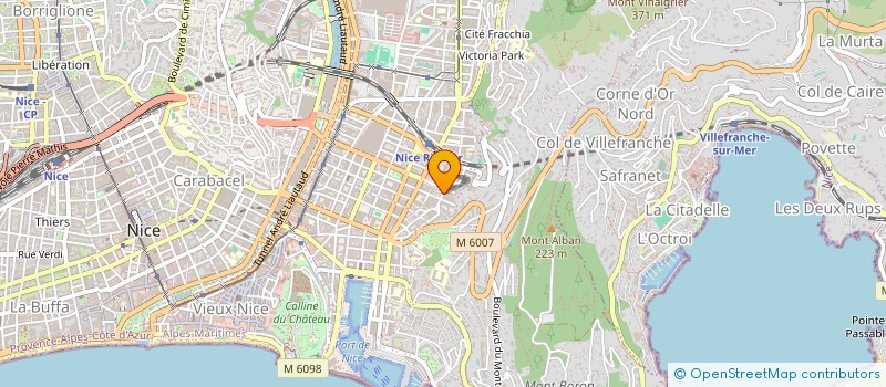localisation de l'entreprise MONSIEUR CHRISTIAN TSHILA TOMASI DIENE à NICE