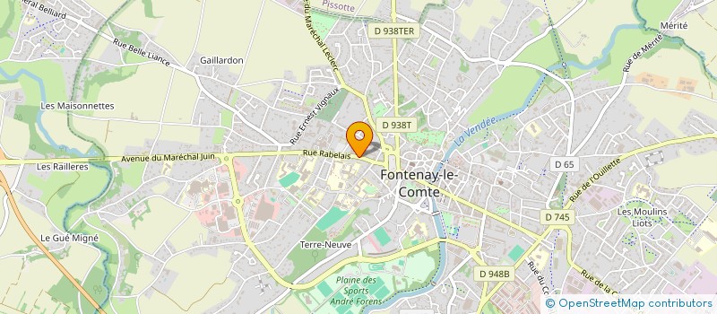 localisation de l'entreprise MONSIEUR CHRISTIAN TUAL à FONTENAY-LE-COMTE