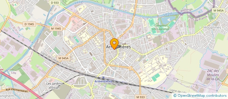 localisation de l'entreprise MONSIEUR CHRISTIAN TURCQ à ARMENTIERES