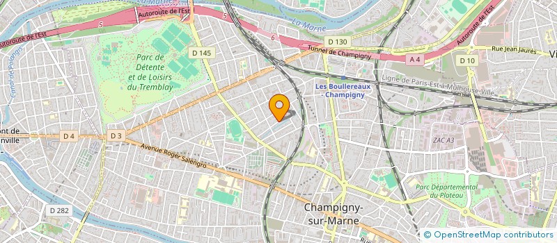 localisation de l'entreprise MONSIEUR CHRISTIAN TURQUET à CHAMPIGNY-SUR-MARNE