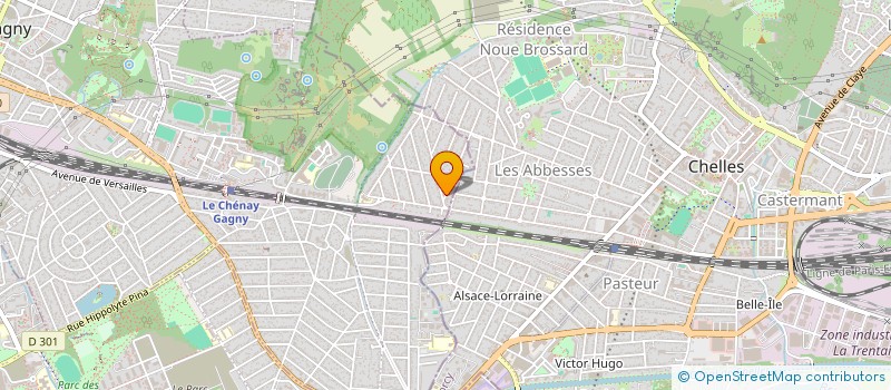 localisation de l'entreprise MONSIEUR CHRISTIAN TURTON  GAGNY